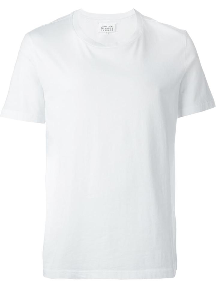 Maison Margiela Slim Fit T-shirt, Men's, Size: 50, White, Cotton