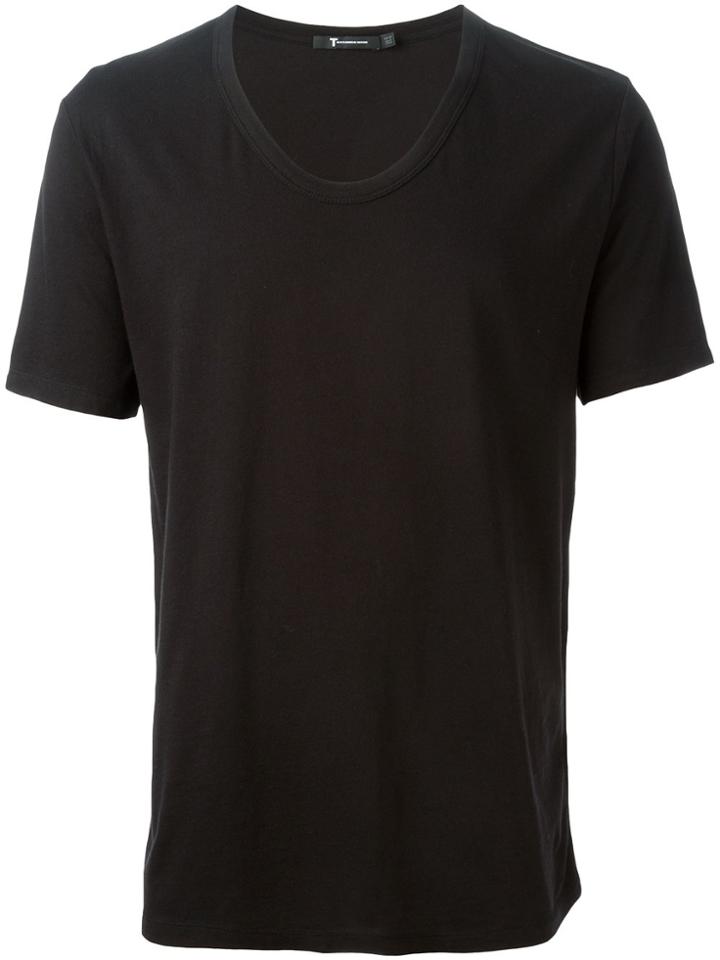 Rick Owens Long Length T-shirt - Yellow & Orange