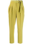 Luisa Cerano Tailored Pleated Trousers - Green