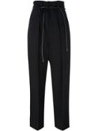 3.1 Phillip Lim Tie High Waist Trousers - Black