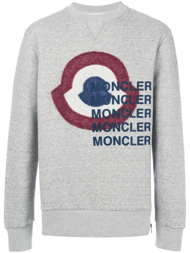 Moncler Bullseye Print Sweatshirt - Grey