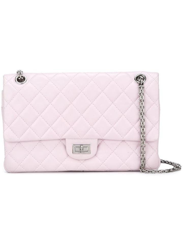 Quilted Shoulder Bag, Women's, Pink/purple, Chanel Vintage