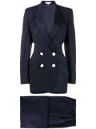 Natasha Zinko Double-breasted Trouser Suit - Blue