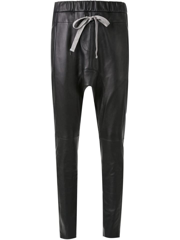 Bassike Leather Trousers