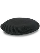 Pleats Please By Issey Miyake Pleated Beret - Black
