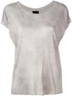 Thom Krom Round Neck T-shirt, Women's, Size: Medium, Nude/neutrals, Linen/flax/viscose