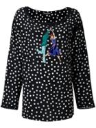 Dolce & Gabbana - Printed Blouse - Women - Silk/nylon/polyester - 46, Black, Silk/nylon/polyester