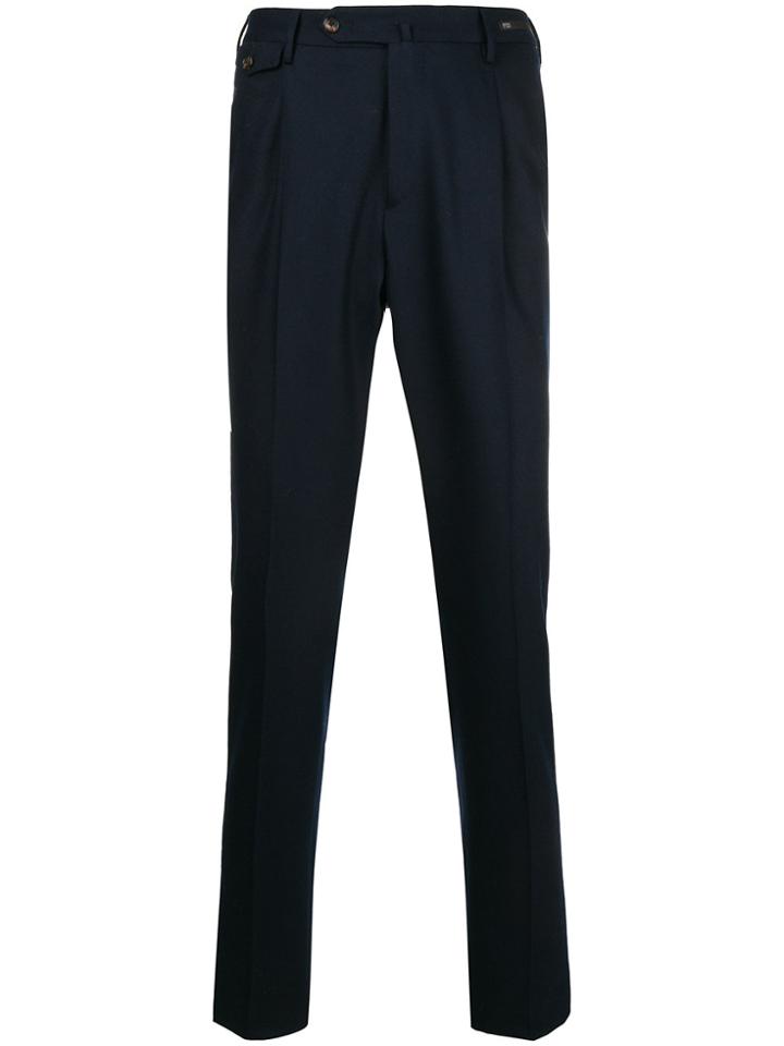 Pt01 Classic Tailored Chinos - Blue