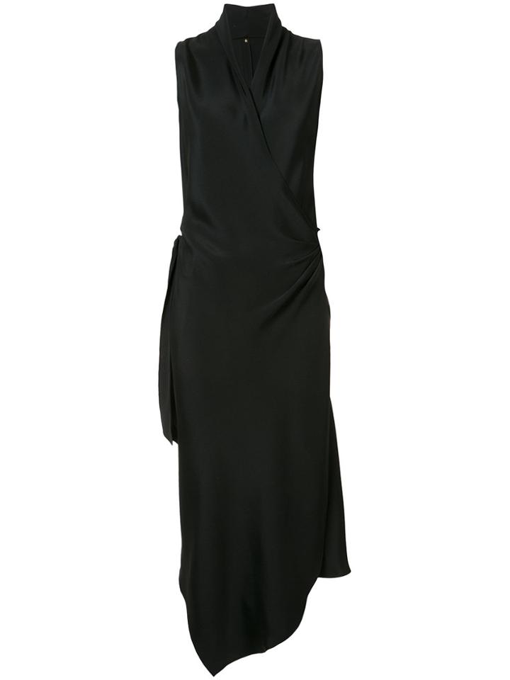 Peter Cohen Victor Wrap Dress - Black