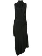 Peter Cohen Victor Wrap Dress - Black