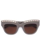 Vera Wang - Embellished Cat Eye Sunglasses - Women - Acetate - One Size, Women's, Grey, Acetate