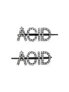 Ashley Williams Acid Hair Clips - Black