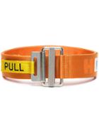 Heron Preston Orange Logo Canvas Utility Belt