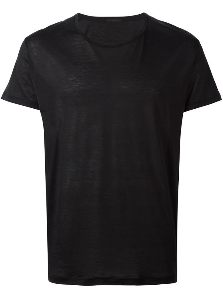 La Perla 'leisure Escape' T-shirt, Men's, Size: Large, Black, Silk/cotton