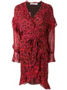 Iro Animal Print Dress - Red