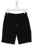 Cp Company Kids Drawstring Jogging Shorts - Black