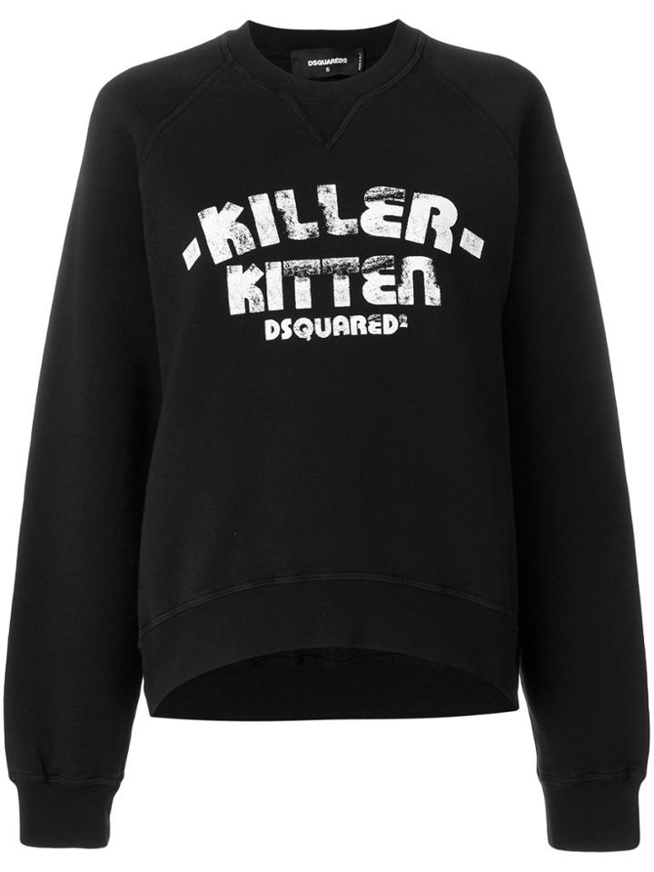 Dsquared2 Killer Kitten Sweatshirt - Black