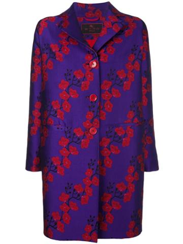 Etro Sakura Print Coat