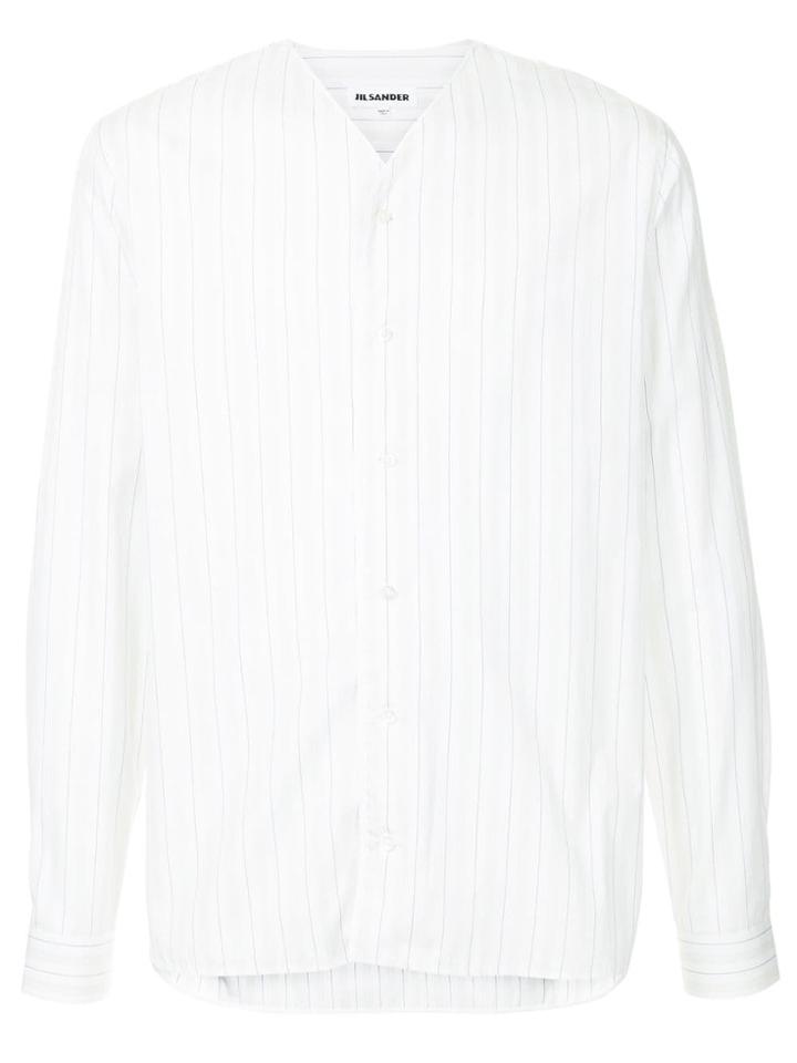Jil Sander Baseball-style Shirt - White