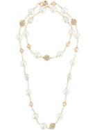 Edward Achour Paris Pearl Embellished Necklace - White