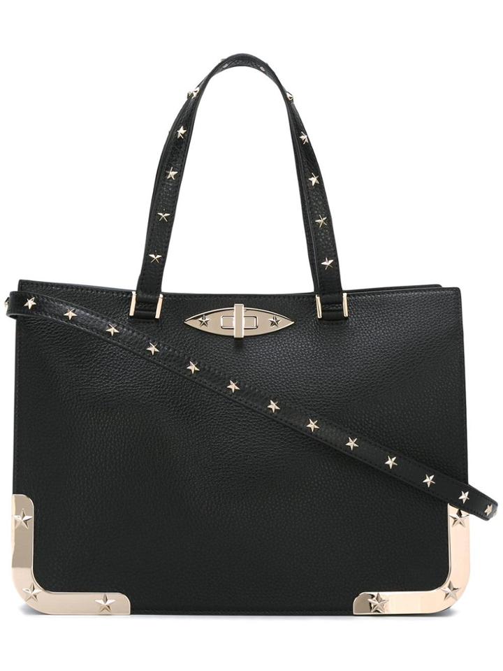 Red Valentino Star Studded Tote - Black