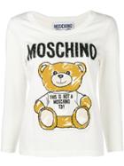 Moschino Teddy Bear Patch T-shirt - White