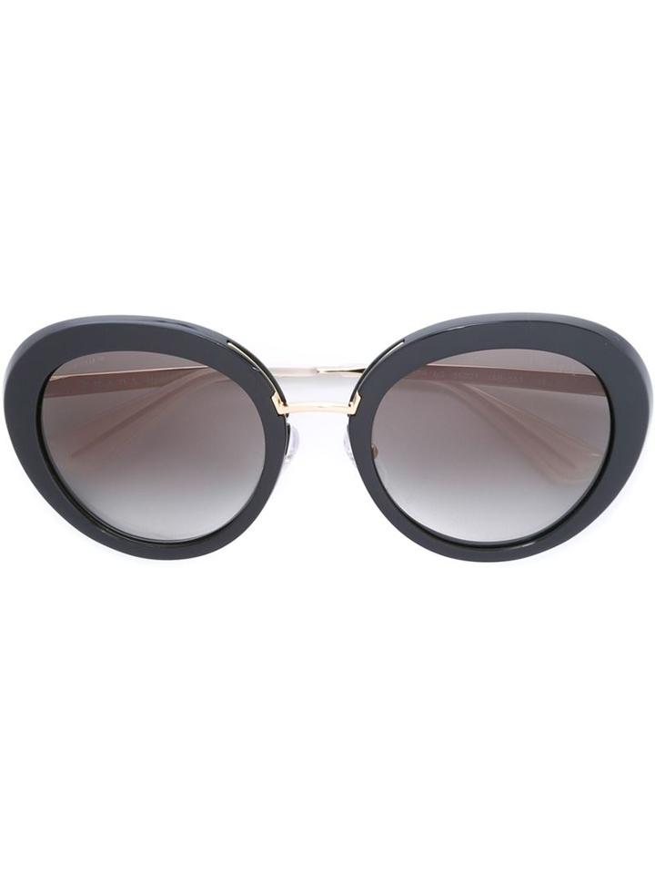 Prada Eyewear Cinéma Sunglasses, Women's, Black, Acetate/metal Other