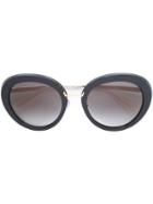 Prada Eyewear Cinéma Sunglasses, Women's, Black, Acetate/metal Other