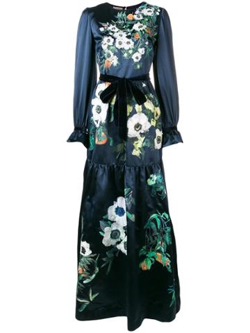Alice Archer Gathered Honey Dress - Blue