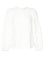Zimmermann Embroidered Blouse - White