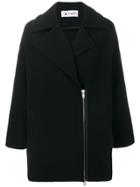 Barena Dislocated Fastening Boxy Coat - Black