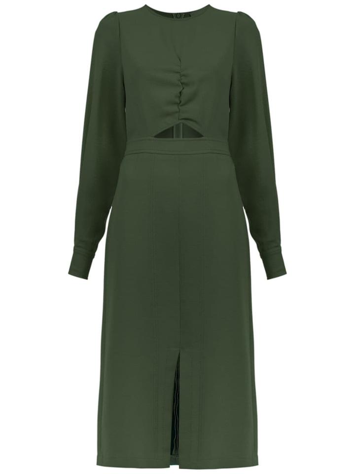 Framed Cracker Dress - Green