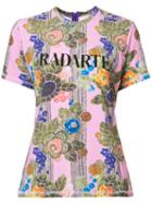 Rodarte - Radarte T-shirt - Women - Polyester/spandex/elastane - M, Pink/purple, Polyester/spandex/elastane