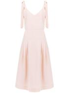Alcaçuz Fatorial Midi Dress - Pink & Purple