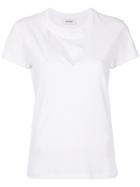 Courrèges Plain T-shirt - White