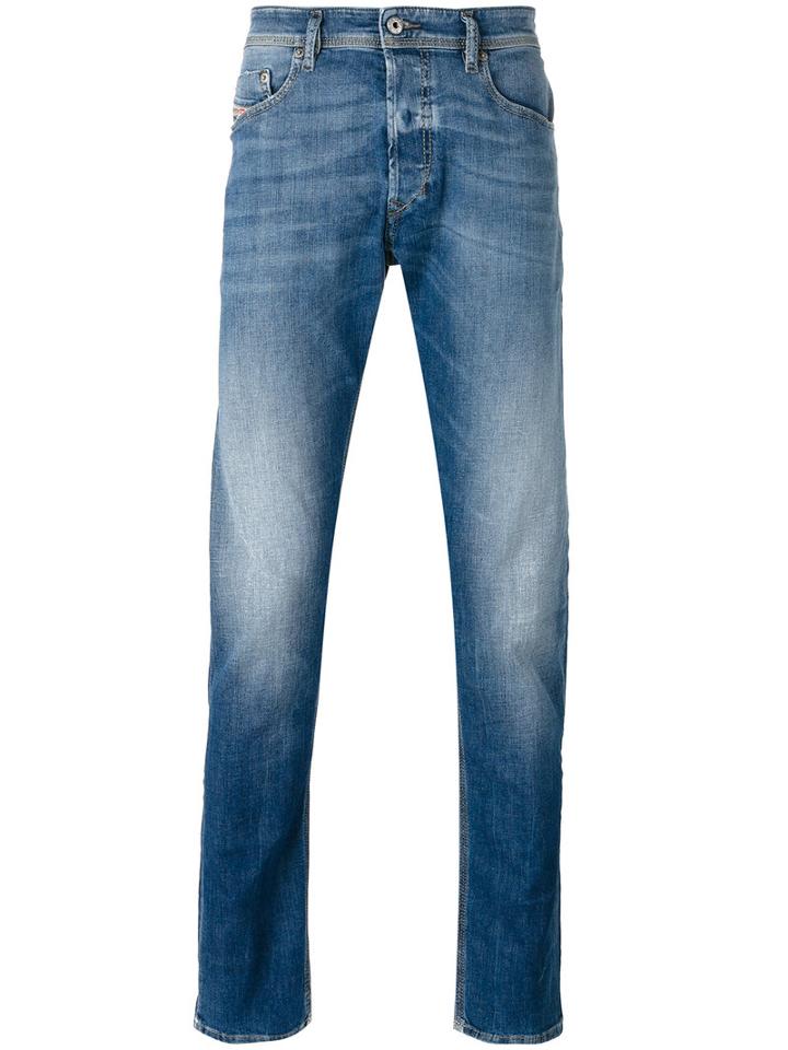 Diesel 'tepphar' Jeans, Men's, Size: 34/30, Blue, Cotton/spandex/elastane