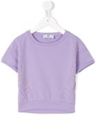 Young Versace Embellished T-shirt, Girl's, Size: 8 Yrs, Pink/purple