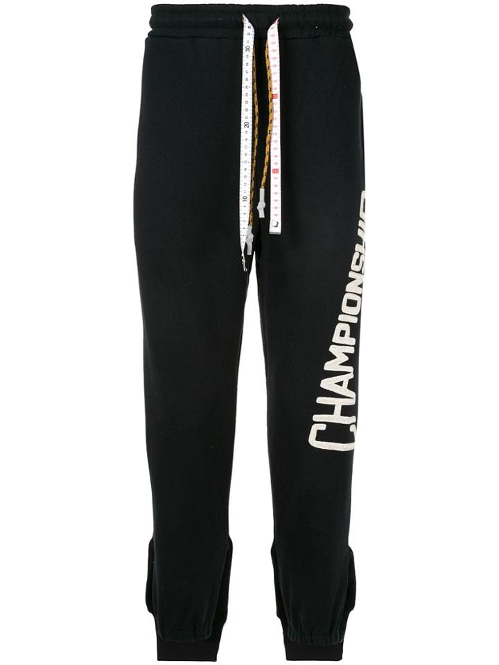 Maison Mihara Yasuhiro Classic Jersey Trousers - Black