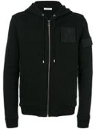 Versace Collection - Medusa Patch Zipped Hoodie - Men - Cotton - S, Black, Cotton