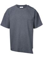 En Route Zip Trim T-shirt, Men's, Size: 2, Grey, Polyester