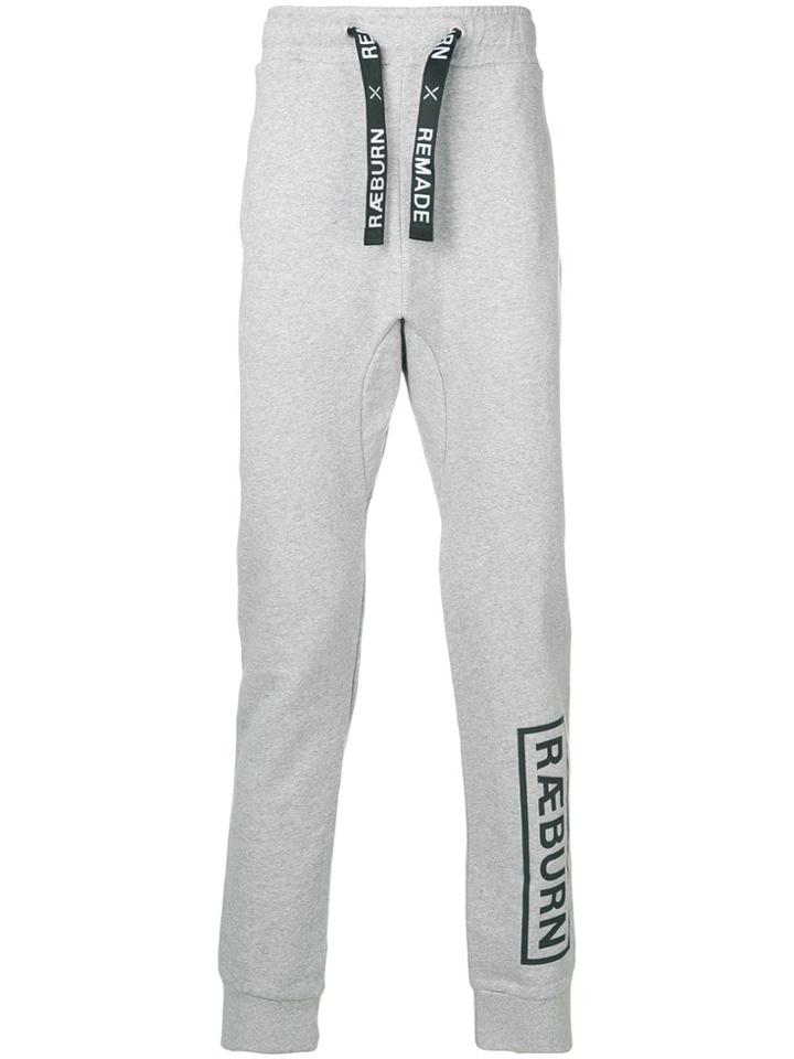 Raeburn Logo Track Pants - Grey
