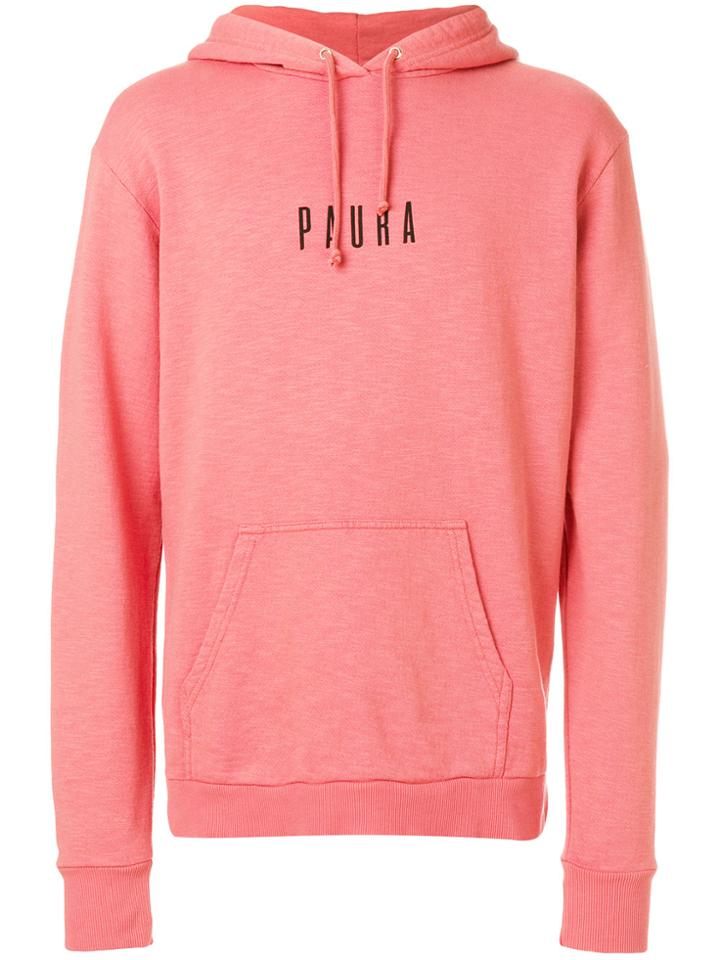 Paura Branded Hoodie - Pink & Purple