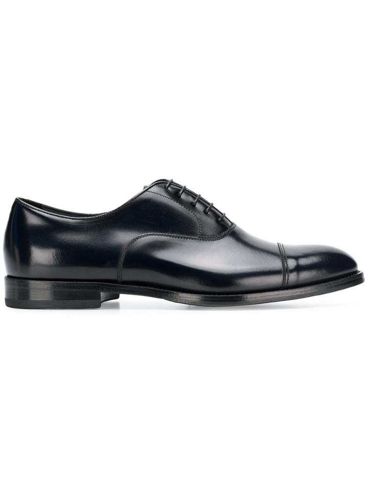 Doucal's Lace-up Derby Shoes - Blue