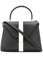 Valextra Iside Micro Grained Tote - Black