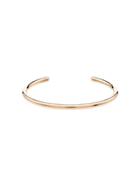 Le Gramme Engraved End Bangle - Yellow Gold