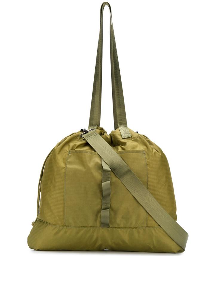 Ymc Drawstring Parachute Tote Bag - Green