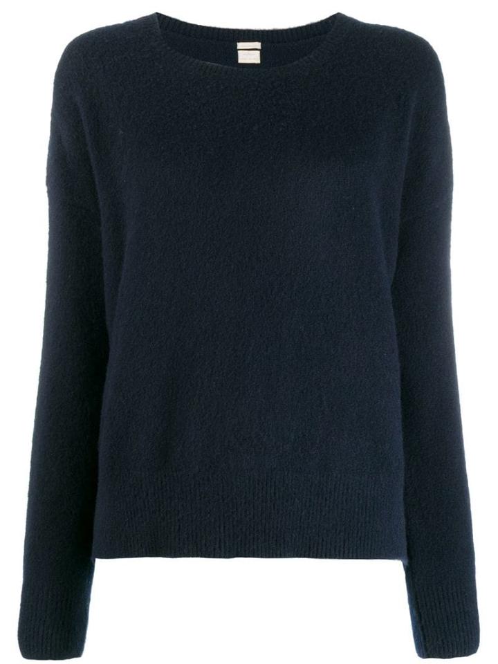 Massimo Alba Scoop-neck Knitted Jumper - Blue