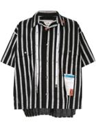 Maison Mihara Yasuhiro Striped Loose Shirt - Black