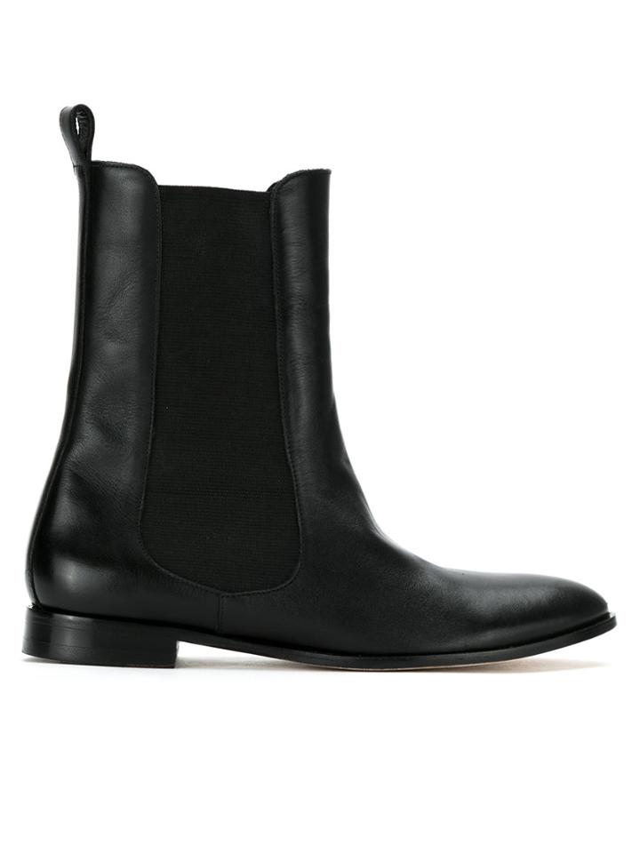 Sarah Chofakian Chelsea Boots - Black