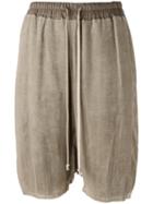 Rick Owens 'pod' Shorts, Women's, Size: 42, Grey, Viscose/silk